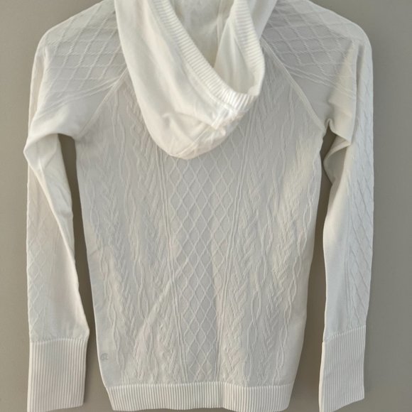 NWOT Lululemon Rest Less Hoodie White - Picture 6 of 11